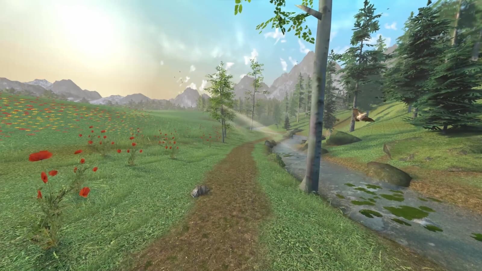 Capture du projet Silva VR publié sur ArtStation.